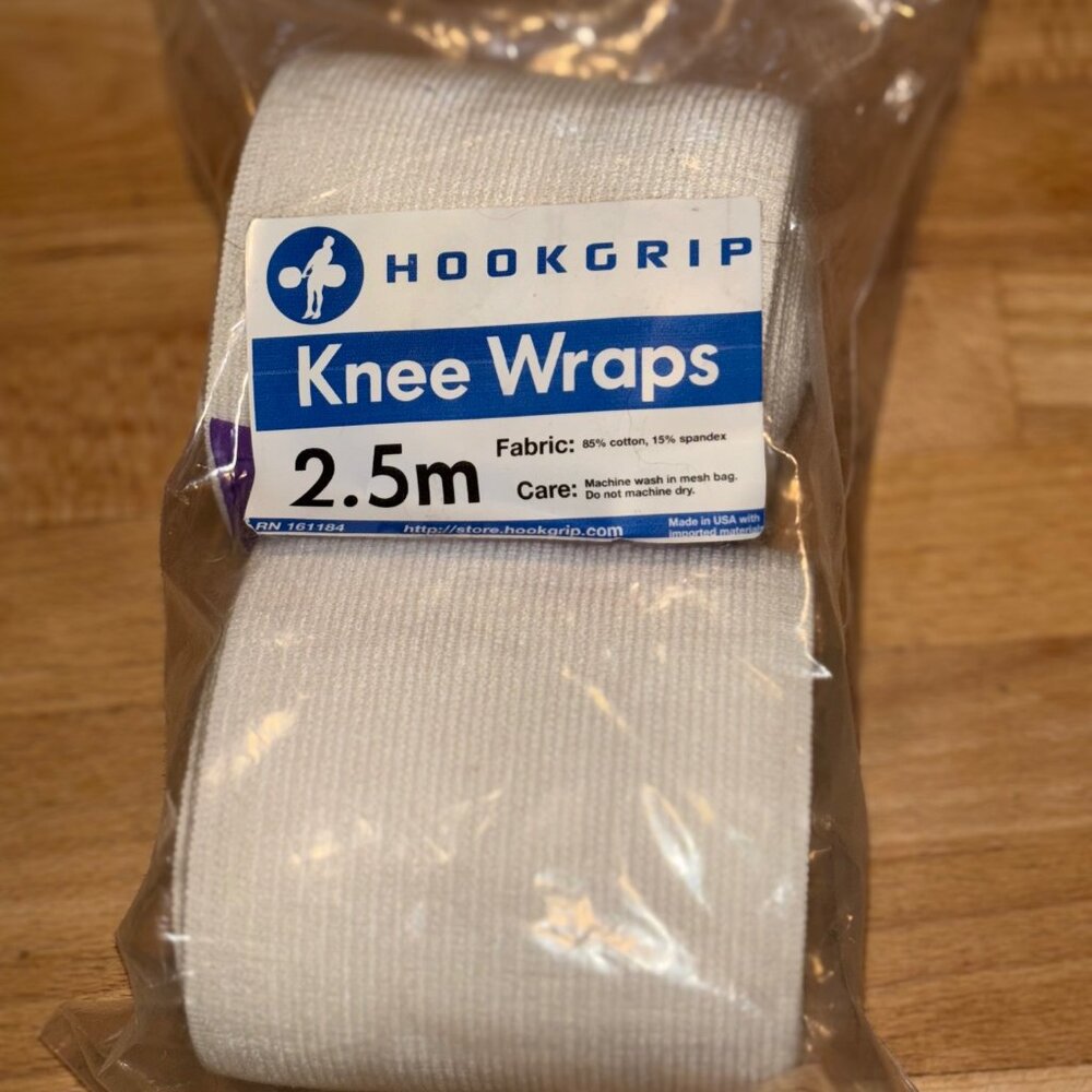 HookGrip Knee Wraps 2.5M